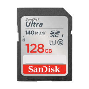 SanDisk Ultra SDXC 128GB UHS-I card 140MB/s Class 10 UHS-I Card – SDSDUNB-128G-GN6IN