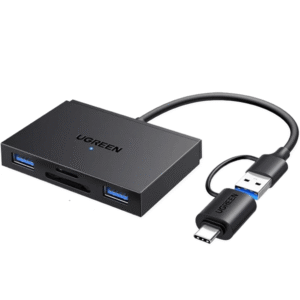 UGREEN 4-in-1 Card Reader with USB-C & USB-A 2-in-1 interface
