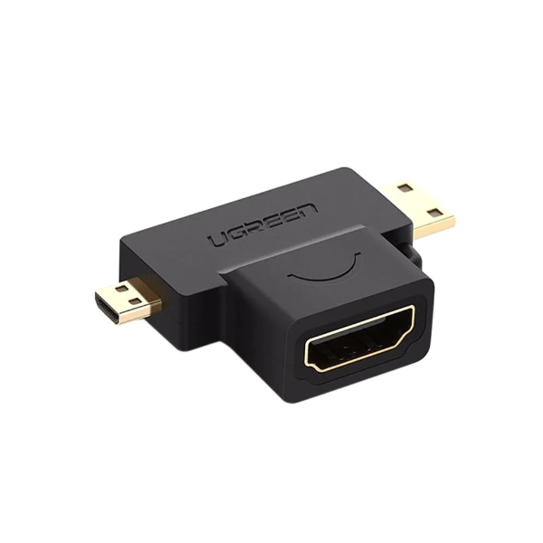 UGREEN Micro HDMI Male + Mini HDMI Male to HDMI Female Adapter